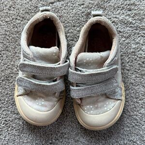 See Kai Run- Gray and Cream Baby Sneakers